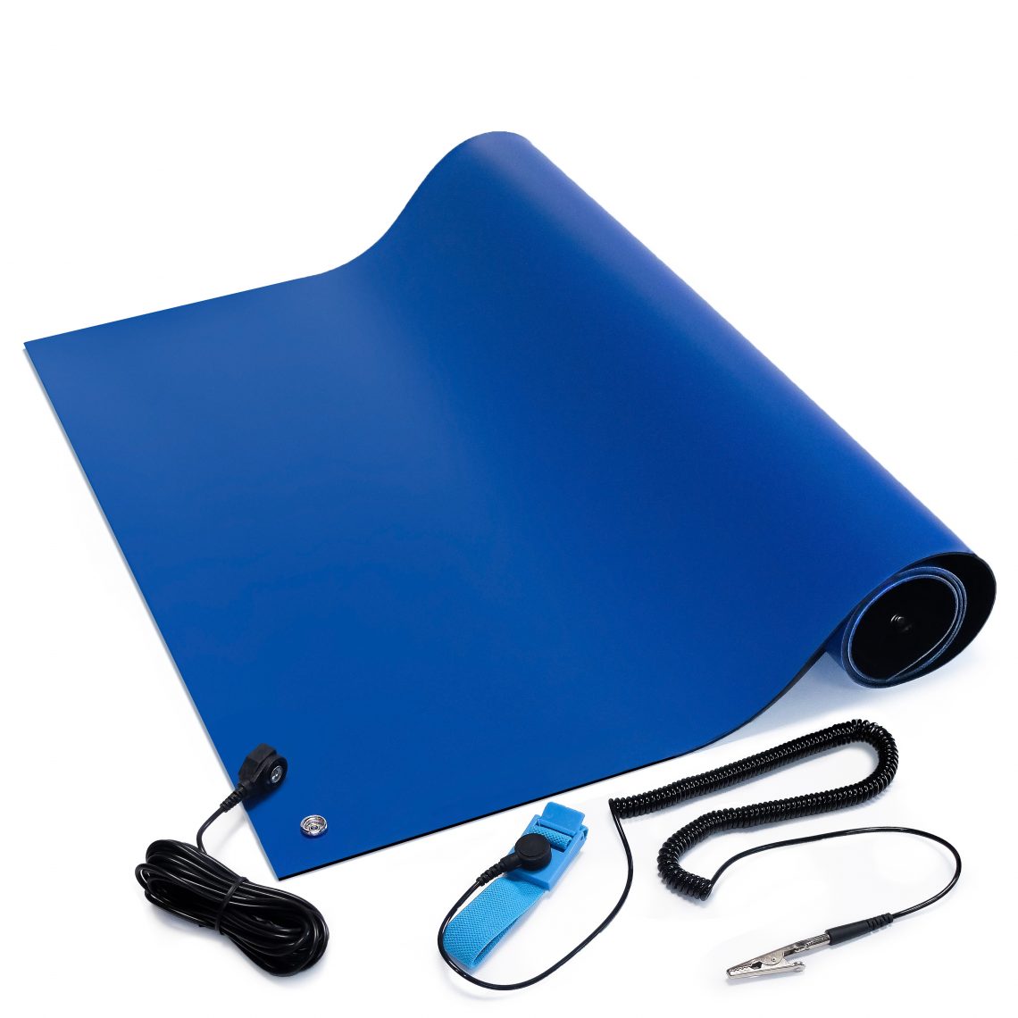 18 Inch x 30 Inch Blue Anti-Static Soldering Mat Kit - Antistatic Mat